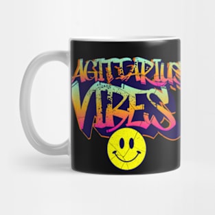 Sagittarius Vibes Graffiti Zodiac Birthday Mug